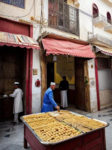 Algeria   El Djazaïr  (Algiers) traditional street food