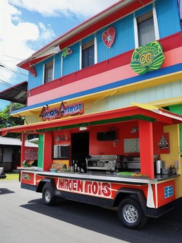 American Samoa   Pago Pago traditional street food