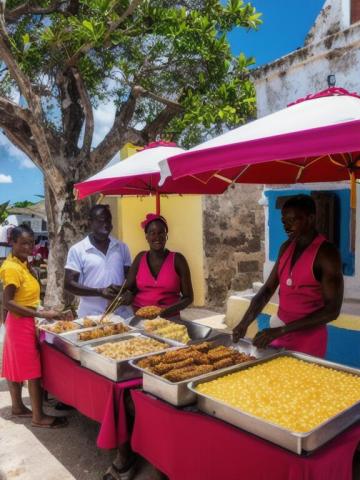 Antigua and Barbuda   St. John's traditional street food