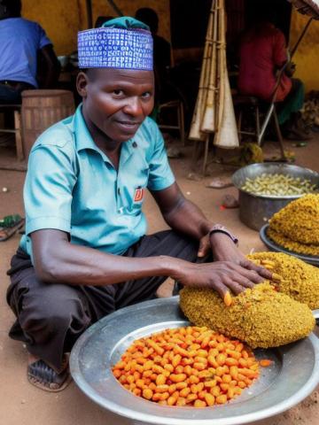 Burkina Faso   Ouagadougou traditional street food