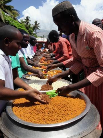 Congo   Brazzaville traditional street food