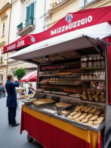 Croatia   Zagreb traditional street food