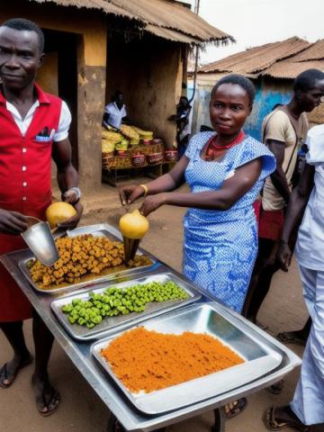 Democratic Republic of the Congo   Kinshasa traditional street food