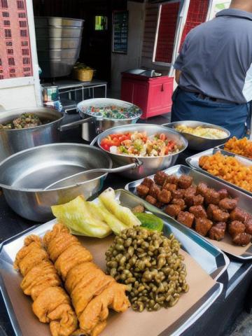 Guam   Hagåtña traditional street food