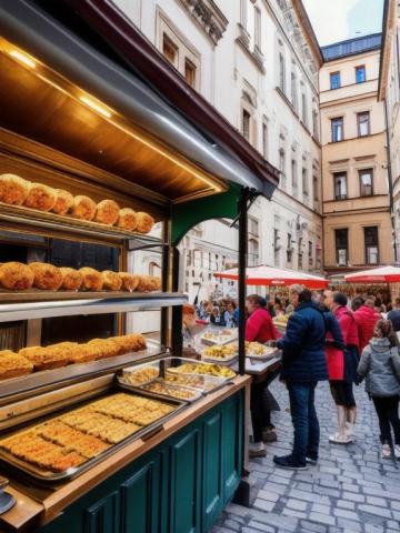 Hungary   Budapest traditional street food