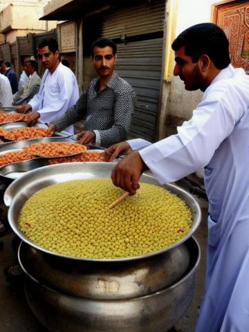 Iraq   Baghdad traditional street food