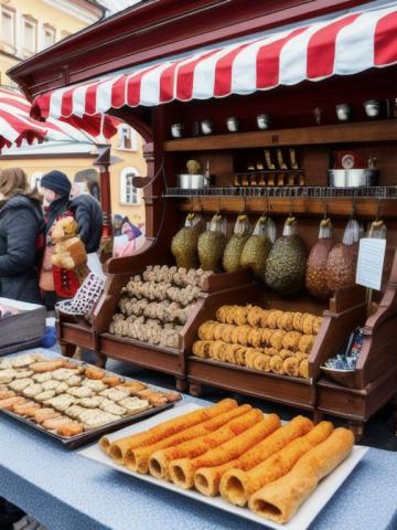 Lithuania   Vilnius traditional street food