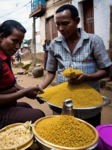 Madagascar   Antananarivo traditional street food