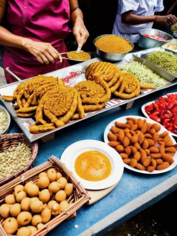 Mayotte   Mamoudzou traditional street food