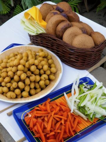 Niue   Alofi traditional street food