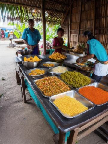 Palau   Koror traditional street food