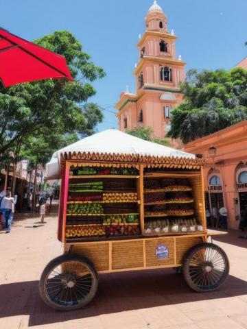 Paraguay   Asunción traditional street food