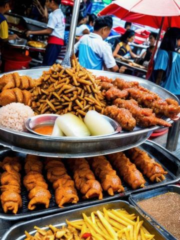 Philippines   Manila traditional street food