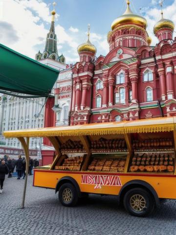 Russian Federation   Moskva (Moscow) traditional street food