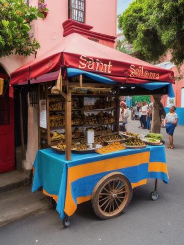 Saint Helena   Jamestown traditional street food