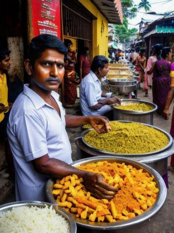 Sri Lanka   Colombo traditional street food