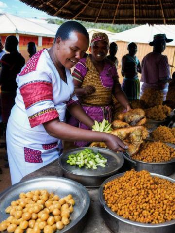 Swaziland   Mbabane traditional street food