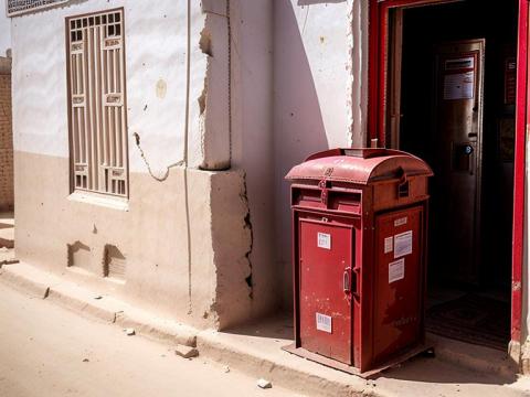 Afghanistan Kabul Post box 