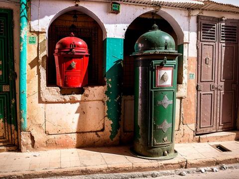 Algeria El Djazaïr  (Algiers) Post box 