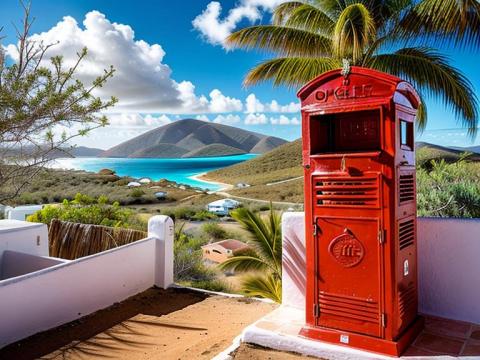 Anguilla The Valley Post box 