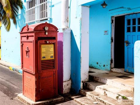 Barbados Bridgetown Post box 