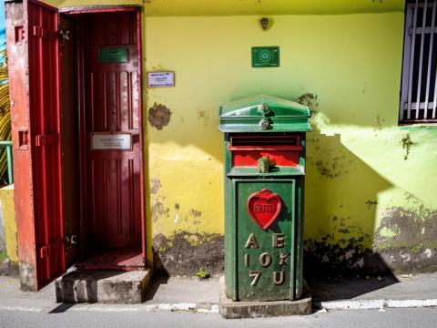 Dominica Roseau Post box 