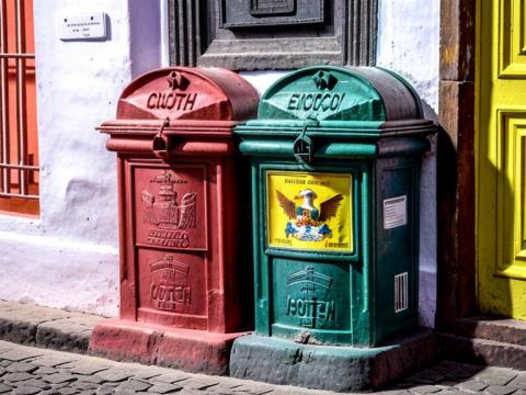 Ecuador Quito Post box 