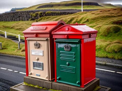 Faeroe Islands Tórshavn Post box 