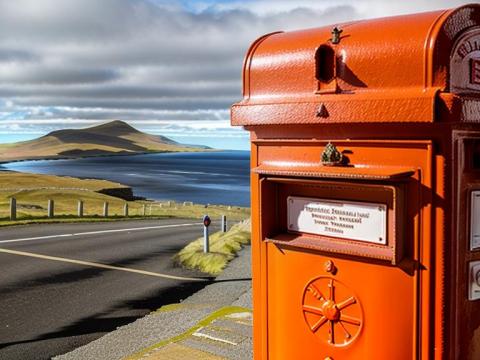 Falkland Islands (Malvinas) Stanley Post box 