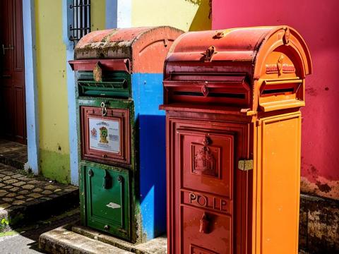 Guadeloupe Basse-Terre Post box 