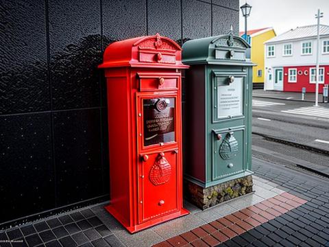 Iceland Reykjavík Post box 