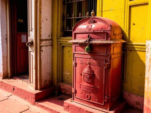 India Delhi Post box 