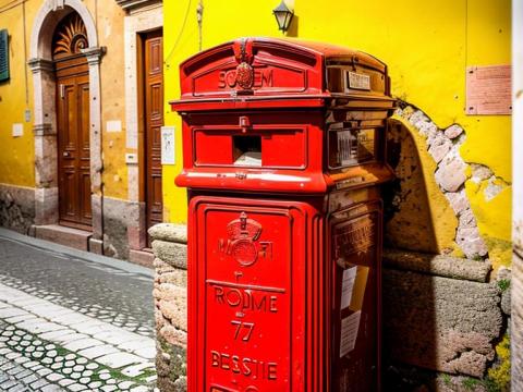 Italy Roma (Rome) Post box 