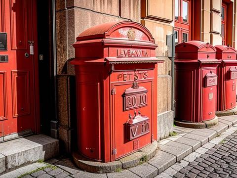 Latvia Riga Post box 