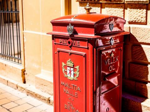 Malta Valletta Post box 