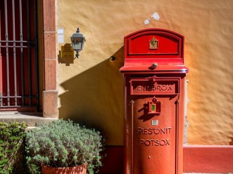 Montserrat Brades Estate Post box 