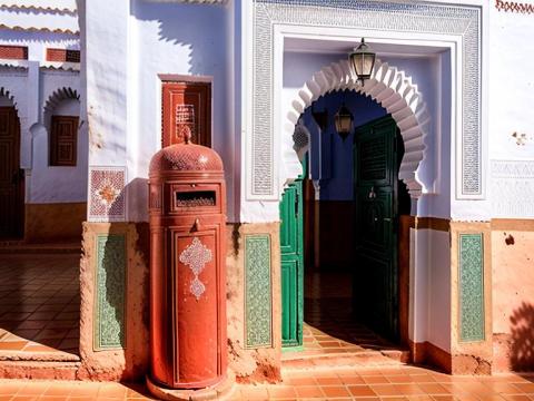 Morocco Rabat Post box 