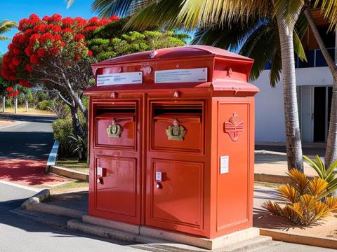 New Caledonia Nouméa Post box 