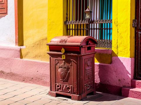 Peru Lima Post box 