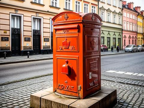 Poland Warszawa (Warsaw) Post box 