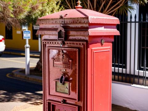 Saint Helena Jamestown Post box 
