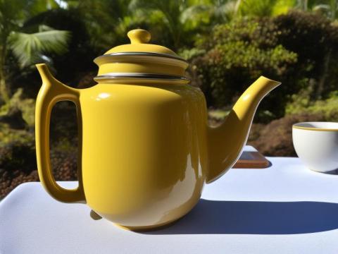 American Samoa Pago Pago Tea pot