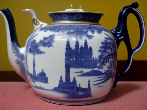 Spain Madrid Tea pot