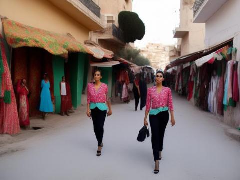 Algeria El Djazaïr  (Algiers) Portrait High Street women fashion