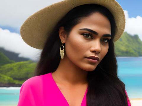 American Samoa Pago Pago Portrait High Street women fashion