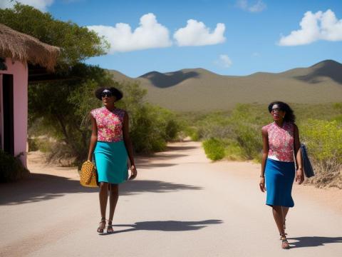 Anguilla The Valley Portrait High Street women fashion