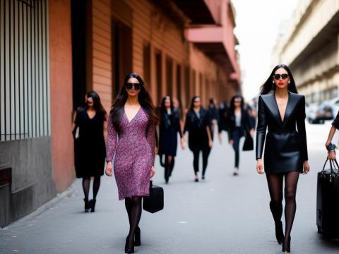Argentina Buenos Aires Portrait High Street women fashion