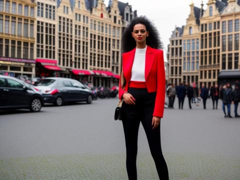Belgium Bruxelles-Brussel Portrait High Street women fashion