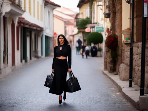 Bulgaria Sofia Portrait High Street women fashion