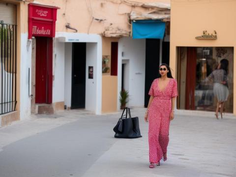Cyprus Lefkosia (Nicosia) Portrait High Street women fashion